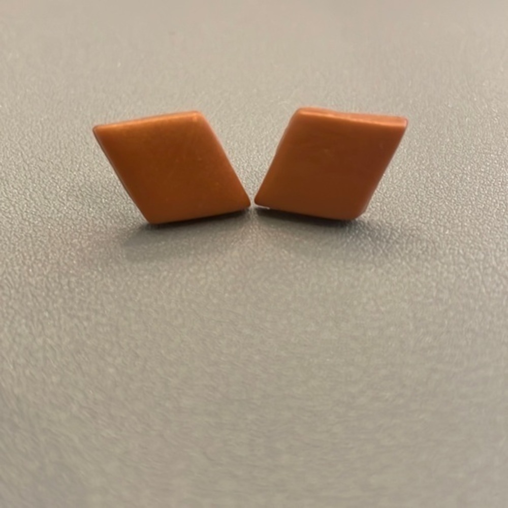 Copper colored earrings